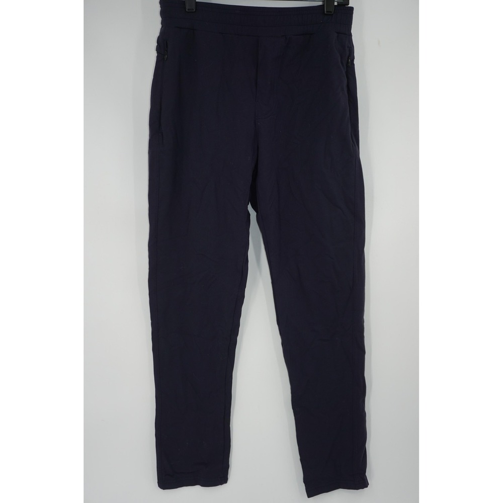Public Rec Pants Mens 30x32 Blue Nylon Jogger Stretch Travel‎ Athletic Casual